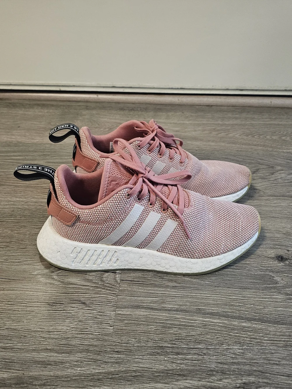 Adidas Women’s Pink NMD_R2 Lightweight Sneakers